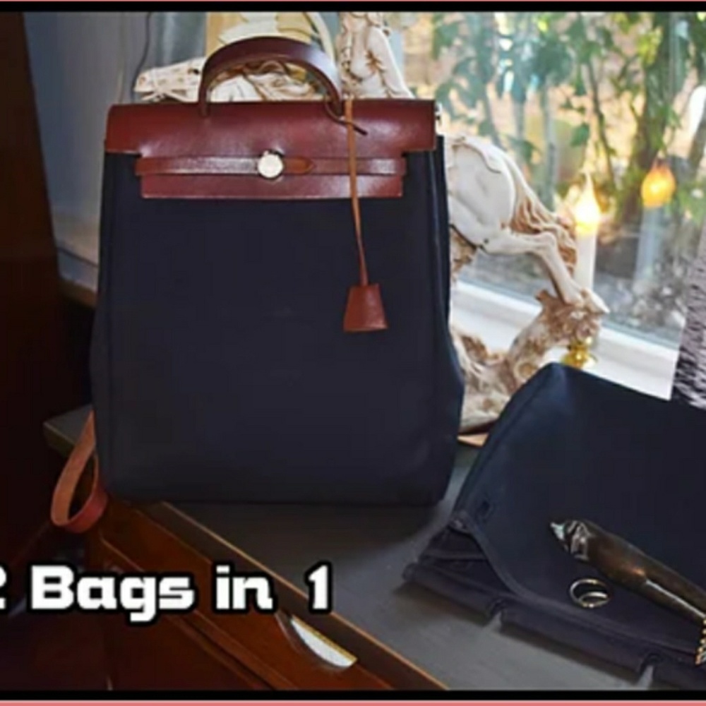 Hermès Two in One Herbag Handbag
